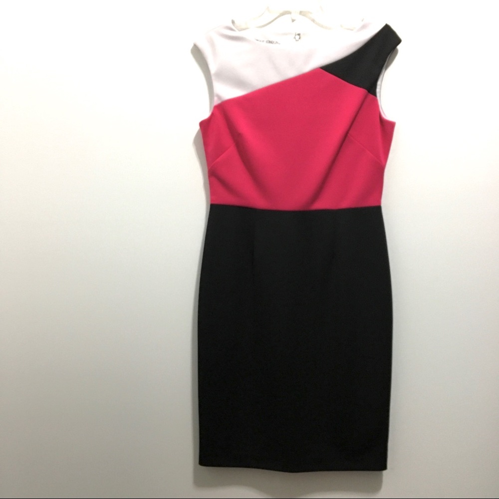 Maggy London Sleeveless Professional Business Midi Dress